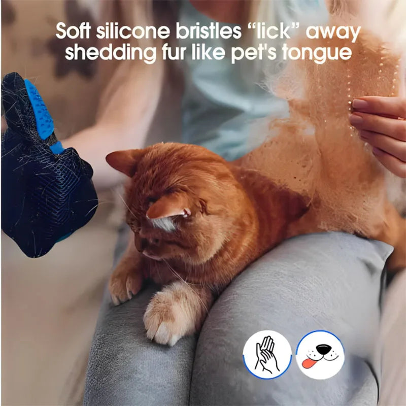 PawPerfect™ Pet Grooming Deshedding Glove