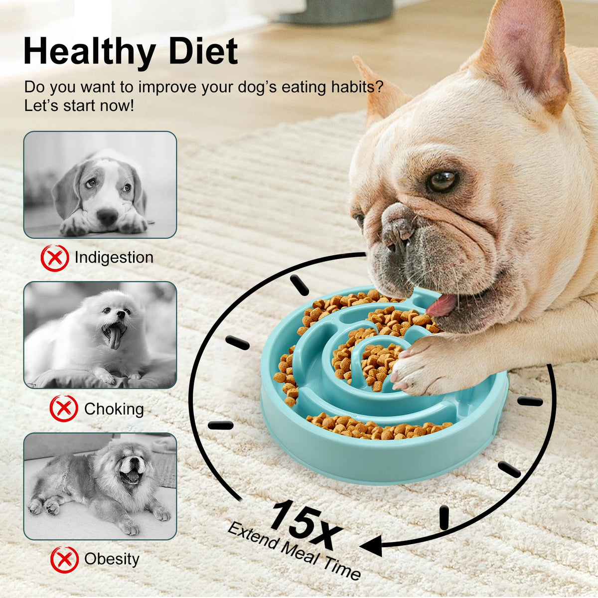 PawPerfect™ Slow Feeder Bowl